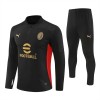 AC Milan Sweat d'Entraînement Quarter-Zip 2024-25 Noire Pour Homme